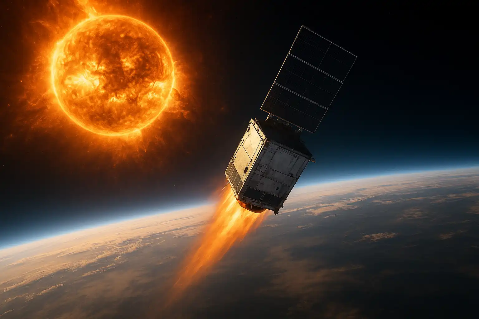 Słoneczna aktywność sprawia, że satelity SpaceX spadają z orbity