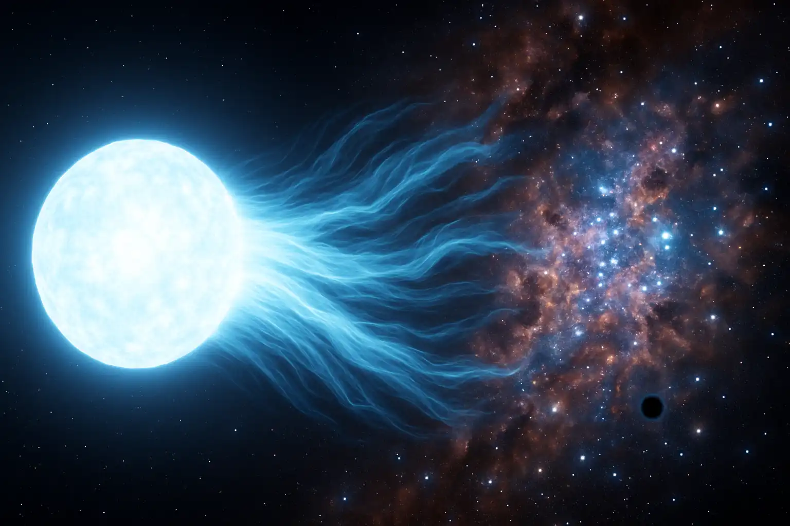 Bardzo masywne gwiazdy wyrzucają ogromne ilości materii zanim zamienią się w czarne dziury