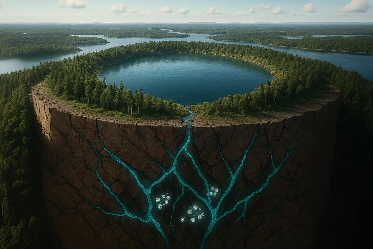 Jak mikroby przetrwały miliony lat w kraterze po asteroidzie