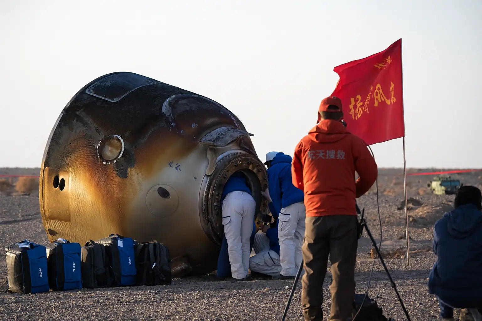 Shenzhou 20 tydzień opóźnienia przez kosmiczne śmieci