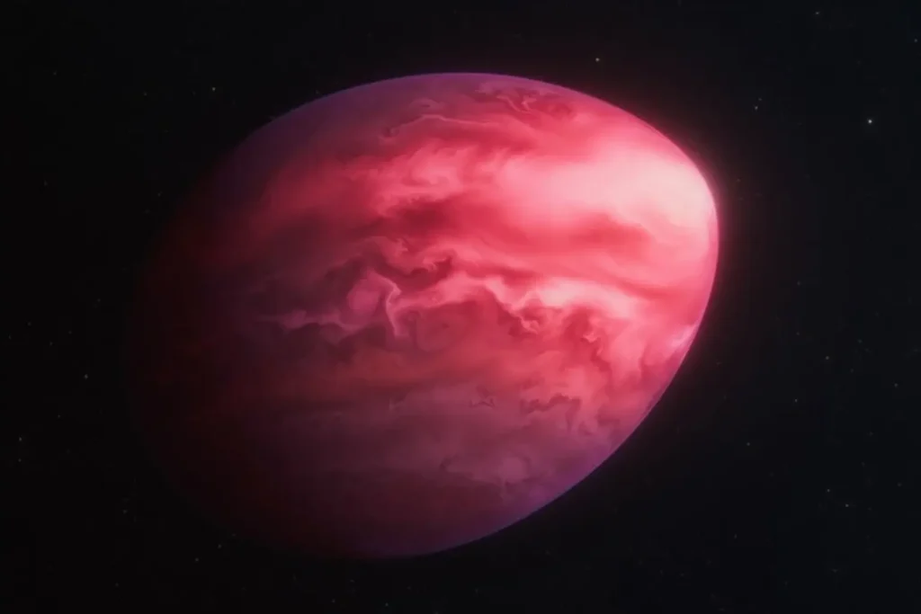 James Webb odkrył planetę w kształcie cytryny