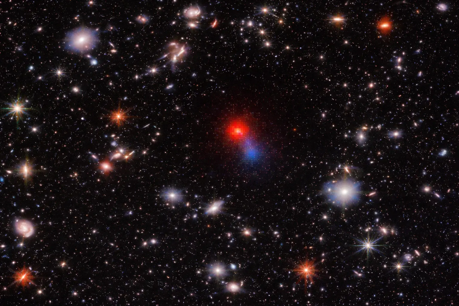 Virgil pokazuje ukryte jądro galaktyczne widoczne tylko w podczerwieni