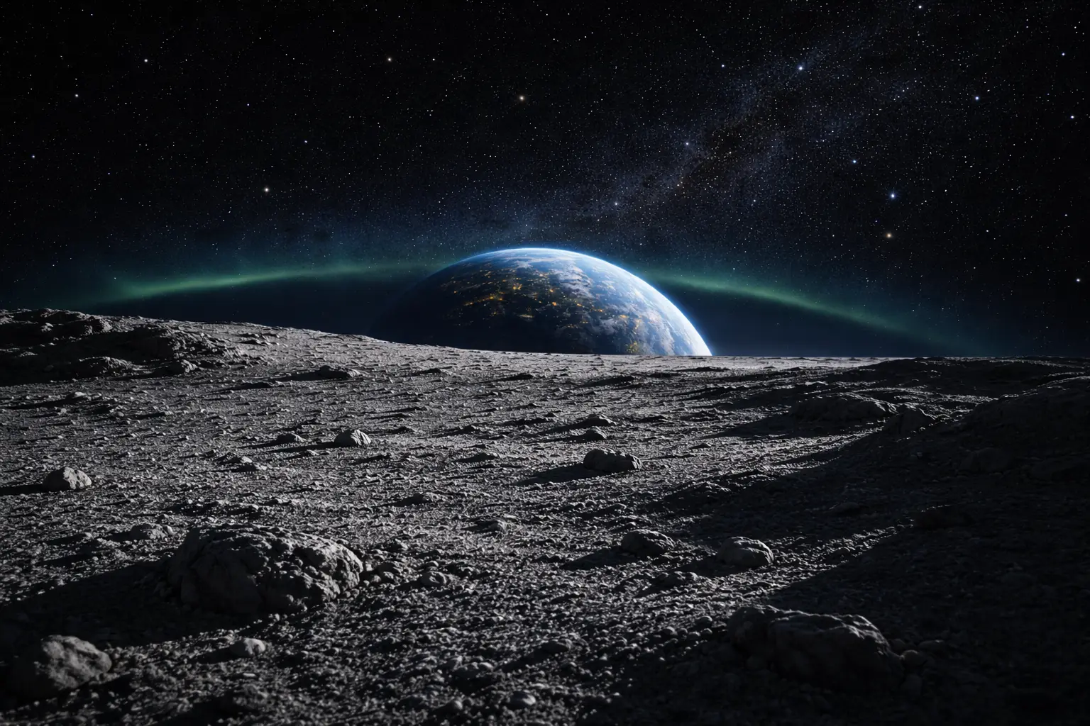 Nowe symulacje wyjaśniają ziemskie ślady w pyle Księżyca